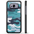 Samsung Galaxy S8 Beschermende Cover - Blauwe Camouflage