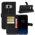 Samsung Galaxy S8+ Wallet Case met Magnetische Sluiting - Zwart