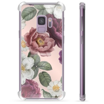 Samsung Galaxy S9 Hybrid Case - Romantische Bloemen