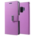 Samsung Galaxy S9 Mercury Rich Diary Wallet Case (Bulk) - Paars