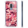 Samsung Galaxy S9+ Hybride Hoesje - Roze Camouflage