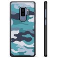 Samsung Galaxy S9+ Beschermhoes - Blauw Camouflage