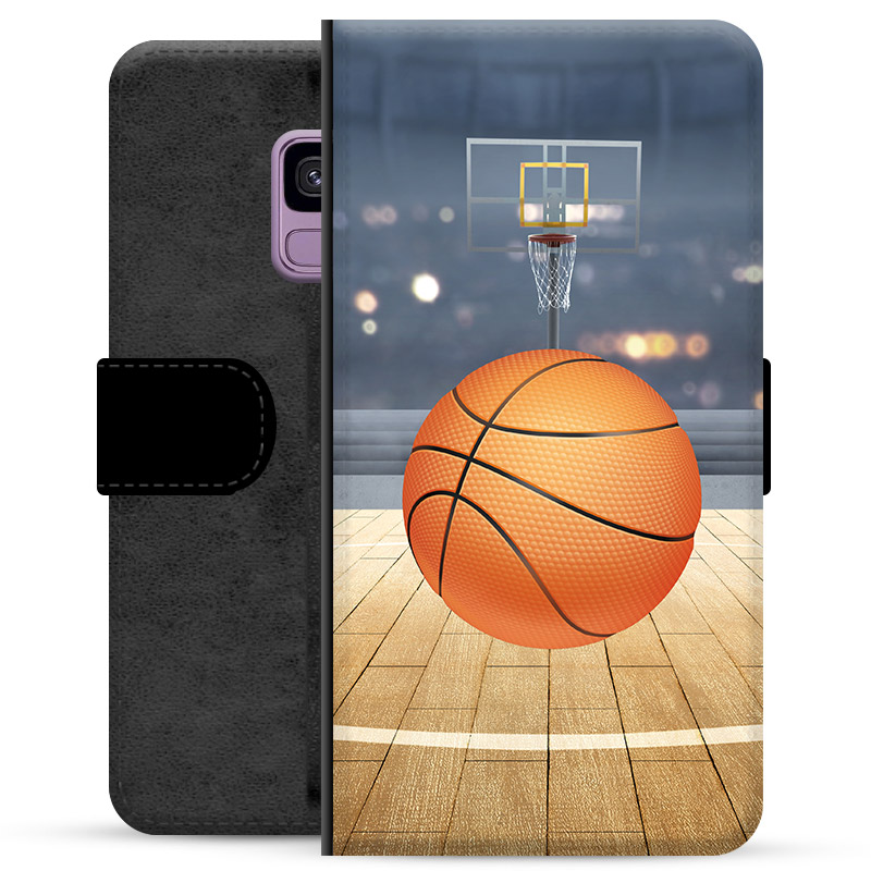 Samsung Galaxy S9 Premium Wallet Case - Basketbal