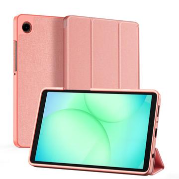 Samsung Galaxy Tab A11 Dux Ducis Domo Tri-Fold Smart Folio Hoesje - Roze