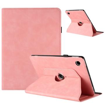Samsung Galaxy Tab A11+/A9+ 360 roterende smartcase met kaartsleuven - Roze