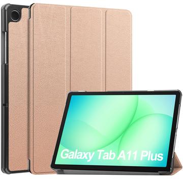 Samsung Galaxy Tab A11+ Tri-Fold Series Slimme Folio-hoes - Rose Gold