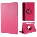 Samsung Galaxy Tab S10 FE+ 360 Rotary Folio Hoesje - Hot Pink