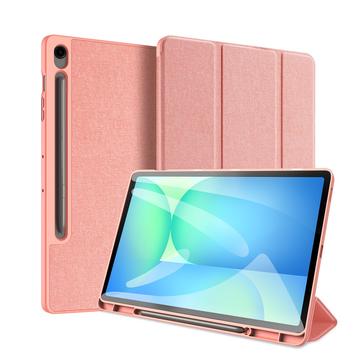 Samsung Galaxy Tab S10 FE+ Dux Ducis Domo Tri-Fold Smart Folio Hoesje - Roze