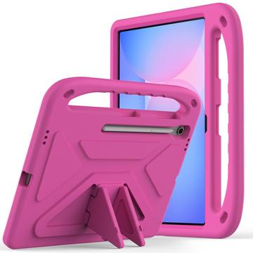 Samsung Galaxy Tab S10 FE+ Schokbestendig Hoesje voor Kinderen - Hot Pink