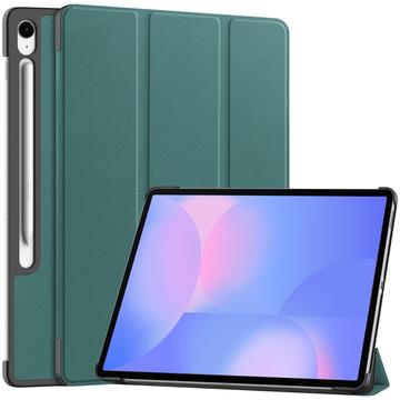 Samsung Galaxy Tab S10 FE+ Tri-Fold Series Slimme Folio-hoes - Zwartgroen