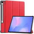 Samsung Galaxy Tab S10 FE+ Tri-Fold Series Slimme Folio-hoes - Rood
