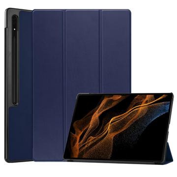 Samsung Galaxy Tab S10 Ultra Tri-Fold Series Smart Folio Hoesje - Blauw