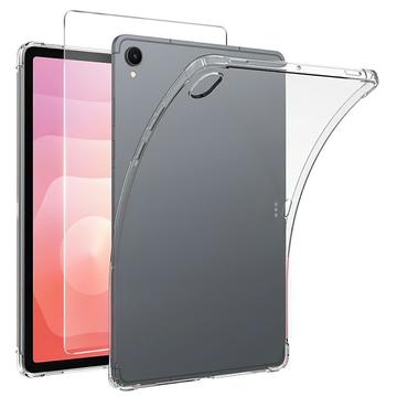 Samsung Galaxy Tab S11 Saii 2-in-1 TPU-hoesje en Glazen Screenprotector