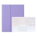 Samsung Galaxy Tab S11 Ultra Bluetooth toetsenbordhoesje met touchpad - Lila