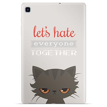 Samsung Galaxy Tab S6 Lite 2020/2022 TPU-hoesje - Angry Cat