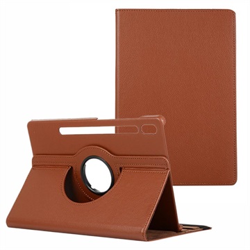 Samsung Galaxy Tab S7 FE 360 Rotary Folio Case - Bruin