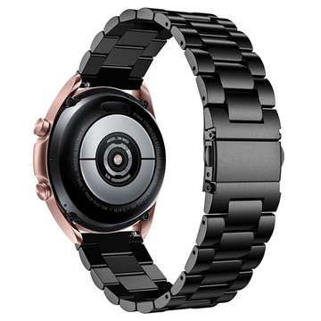 Samsung Galaxy Watch3 Roestvrij Staal Bandje - 45mm - Zwart