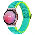 Samsung Galaxy Watch4/Watch4 Klassiek Gebreid Bandje - Geel / Groen