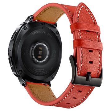 Samsung Galaxy Watch4/Watch4 klassieke leren band - rood