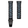 Samsung Galaxy Watch4/Watch4 klassieke roestvrijstalen band - donkerblauw / zwart