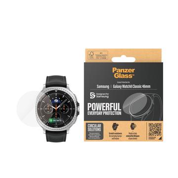 Samsung Galaxy Watch8 Classic PanzerGlass Glazen Screenprotector - 46mm - Helder