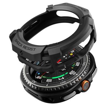 Samsung Galaxy Watch8 Classic Spigen Rugged Armor TPU Hoesje - 46mm - Zwart