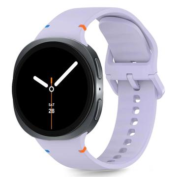 Samsung Galaxy Watch8/Watch8 Classic Tech-Protect Siliconen Riem - 40mm/44mm/46mm - Elegant paars
