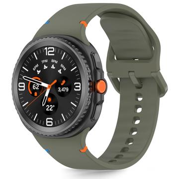 Samsung Galaxy Watch8/Watch8 Classic Tech-Protect Siliconen Riem - 40mm/44mm/46mm - Legergroen