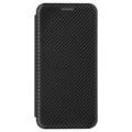 Samsung Galaxy Xcover 5 Flip Case - Carbon Fiber - Zwart