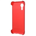 Samsung Galaxy Xcover 5 Rubberen Plastic Case - Rood