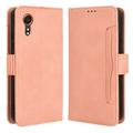 Samsung Galaxy Xcover7 Cardholder Series Portemonnee Hoesje - Roze
