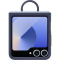 Samsung Galaxy Z Flip6 Silicone Cover met Ring EF-PF741TNEGWW - Navy Blauw