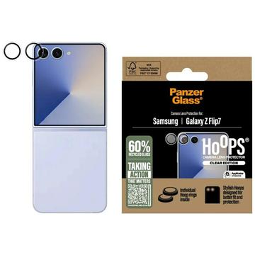 Samsung Galaxy Z Flip7 PanzerGlass Hoepels Camera Lens Beschermer - Doorzichtig