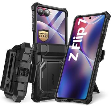 Samsung Galaxy Z Flip7 Supcase i-Blason Armorbox Hybride Hoesje - Zwart
