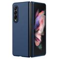 Samsung Galaxy Z Fold4 5G Geruberiseerd Kunststof Hoesje - Blauw