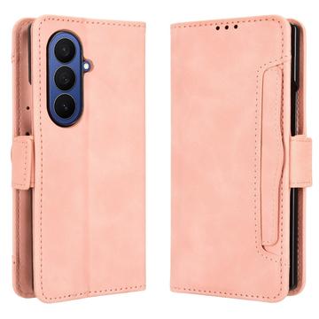 Samsung Galaxy Z Fold7 kaarthouder portemonnee hoesje - Roze