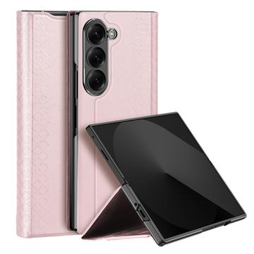 Samsung Galaxy Z Fold7 Dux Ducis Bril Flip Hoesje - Roze