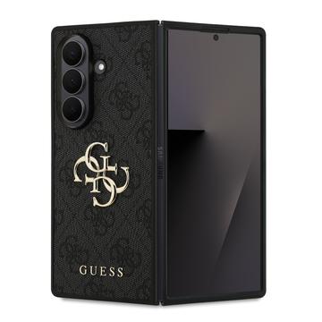 Samsung Galaxy Z Fold7 Guess 4G Big Metal Logo Hybride Hoesje - Zwart