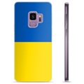 Samsung Galaxy S9 TPU Hoesje Oekraïense Vlag - Geel en Lichtblauw