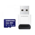 Samsung PRO Plus microSD-kaart 256 GB + USB-kaartlezer (2023) MB-MD256SB/WW - 256 GB