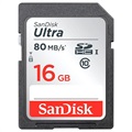 SanDisk Ultra SDHC Geheugenkaart SDSDUNC-016G-GN6IN - 16GB