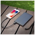 Sandberg Urban Solar Powerbank 10000mAh - USB-C, USB - Zwart
