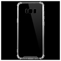 Krasbestendig Samsung Galaxy S8+ Hybride Hoesje - Doorzichtig