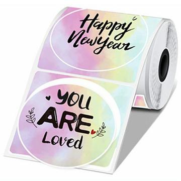 Zelfklevende Thermische Etiketten voor Phomemo M221/M220/M120/M110 - 50x50mm - Rond