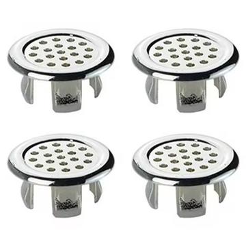 Set van 4 decoratieve overloopringen voor gootsteen - Gaasring