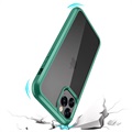 Shine&Protect 360 iPhone 11 Pro Max Hybride Hoesje - Groen / Doorzichtig