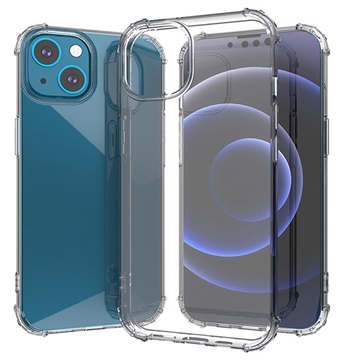 Schokbestendig iPhone 13 TPU-hoesje - transparant