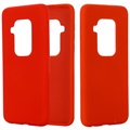 Motorola One Zoom siliconen hoesje - flexibel en mat - rood