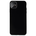 iPhone 11 Siliconen Hoesje - Flexibel - Zwart