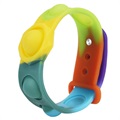 Siliconen Pop It-armband voor kinderen en volwassenen - Kleurrijk